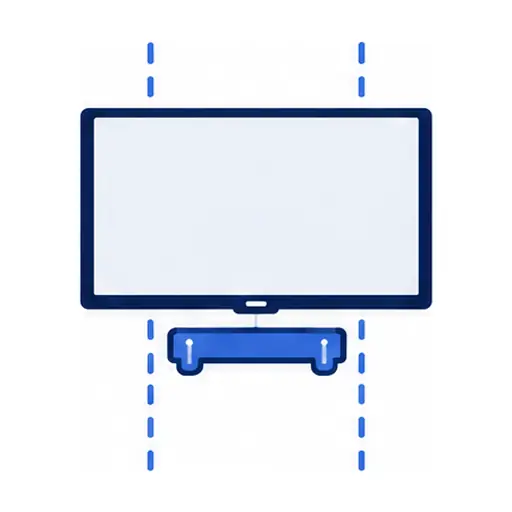 Schematic icon: TV Wall Mounting